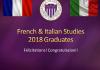 French & Italian Studies Graduation 2018