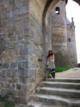 Sarah-Kate Moore in Carcassonne, April 2018