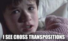 A still from the film The Sixth Sense with text laid on top. 
