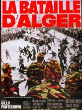 Movie poster for the French language movie "La Bataille D'Alger"