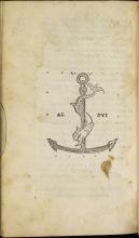 Aldus Manutius anchor and dolphin device