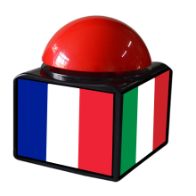 Buzzer with French and Italian flags