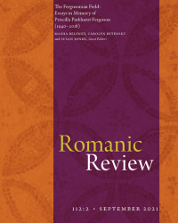 Romanic Review Cover