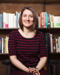 Beatrice Arduini in her Padelford office.