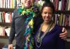 Maya Smith and Richard Watts, FIS Faculty, Celebrate Mardi Gras! 