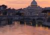 sunset in Rome