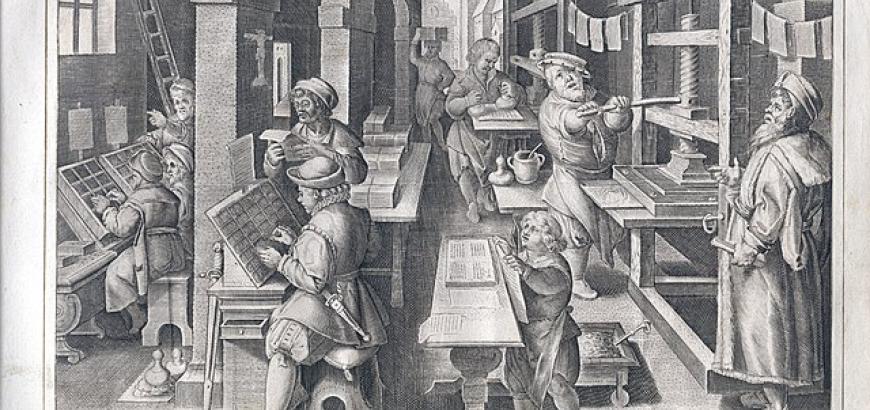 17th century printshop